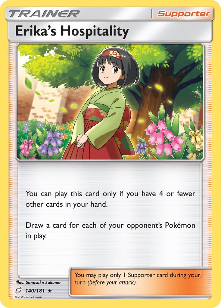 Erika's Hospitality (140/181) (Theme Deck Exclusive) [Sun & Moon: Team Up] | Enigma On Main