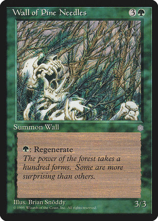 Wall of Pine Needles [Ice Age] | Enigma On Main