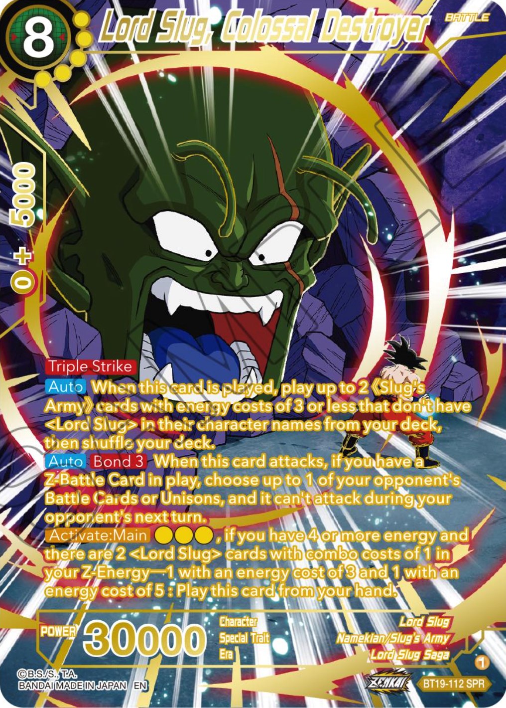 Lord Slug, Colossal Destroyer (SPR) (BT19-112) [Fighter's Ambition] | Enigma On Main