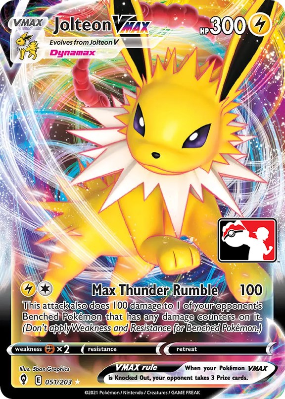 Jolteon VMAX (051/203) [Prize Pack Series One] | Enigma On Main