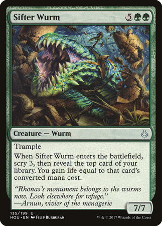 Sifter Wurm [Hour of Devastation] | Enigma On Main