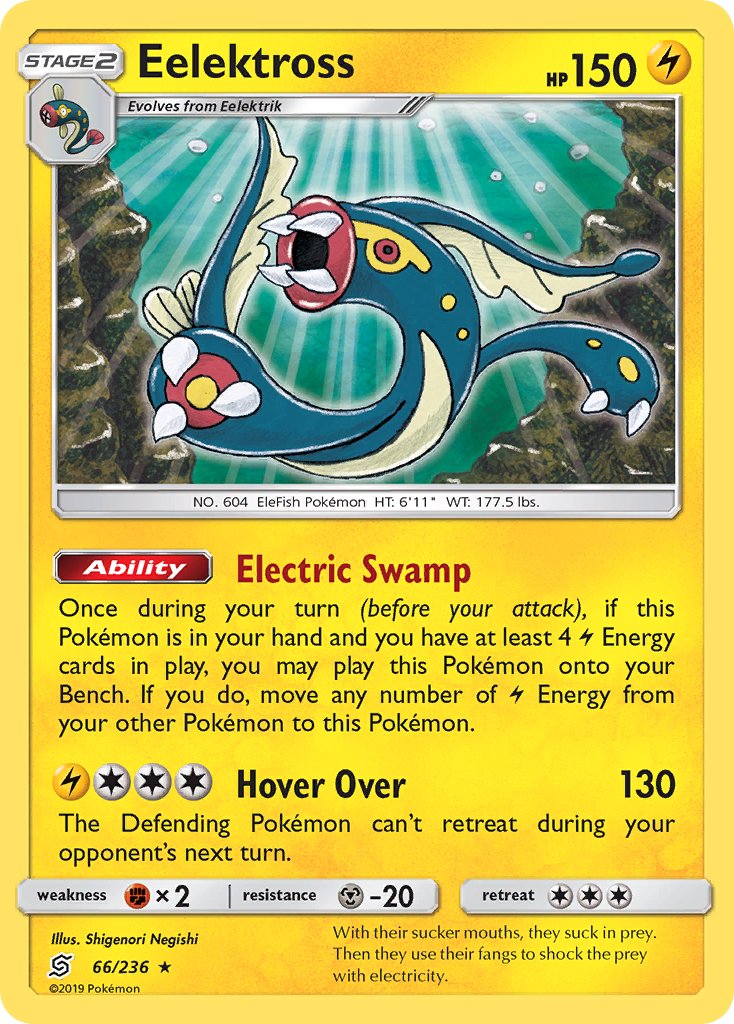 Eelektross (66/236) (Theme Deck Exclusive) [Sun & Moon: Unified Minds] | Enigma On Main