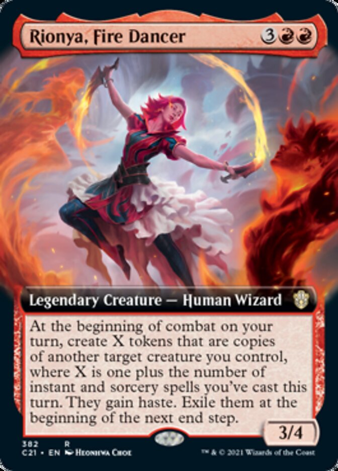 Rionya, Fire Dancer (Extended) [Commander 2021] | Enigma On Main