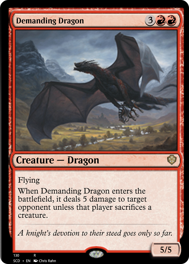 Demanding Dragon [Starter Commander Decks] | Enigma On Main