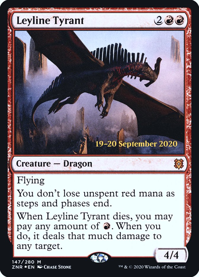 Leyline Tyrant  [Zendikar Rising Prerelease Promos] | Enigma On Main