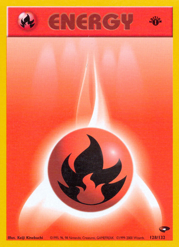 Fire Energy (128/132) [Gym Challenge 1st Edition] | Enigma On Main