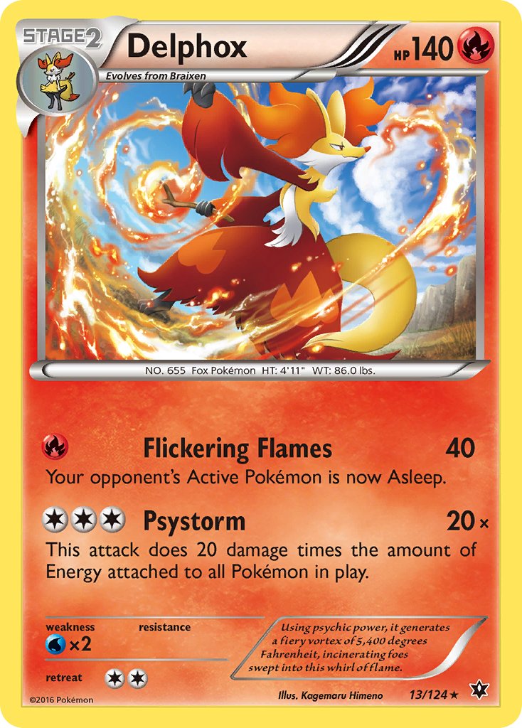 Delphox (13/124) (Theme Deck Exclusive) [XY: Fates Collide] | Enigma On Main