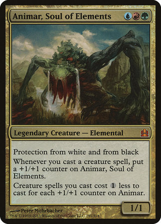 Animar, Soul of Elements (Oversized) [Commander 2011 Oversized] | Enigma On Main