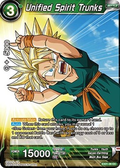 Unified Spirit Trunks (EX01-06) [Mighty Heroes] | Enigma On Main