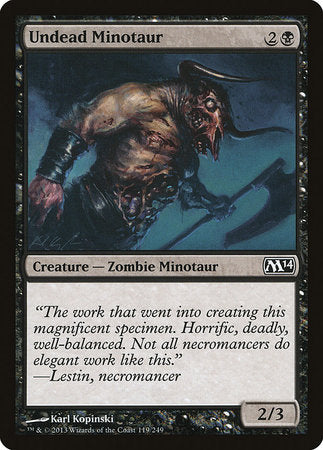 Undead Minotaur [Magic 2014] | Enigma On Main