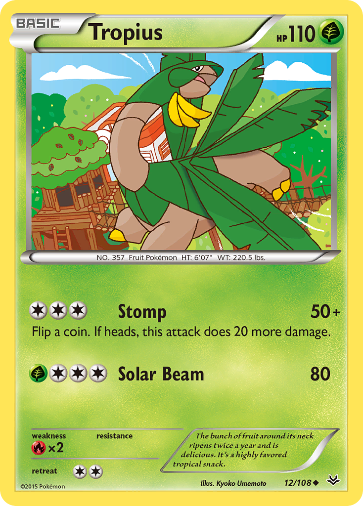 Tropius (12/108) [XY: Roaring Skies] | Enigma On Main