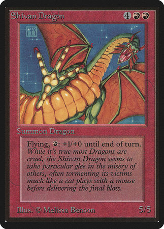 Shivan Dragon [Limited Edition Beta] | Enigma On Main