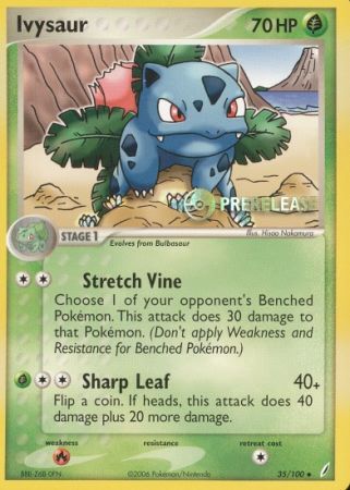 Ivysaur (35/100) (Prerelease Promo) [Nintendo: Black Star Promos] | Enigma On Main