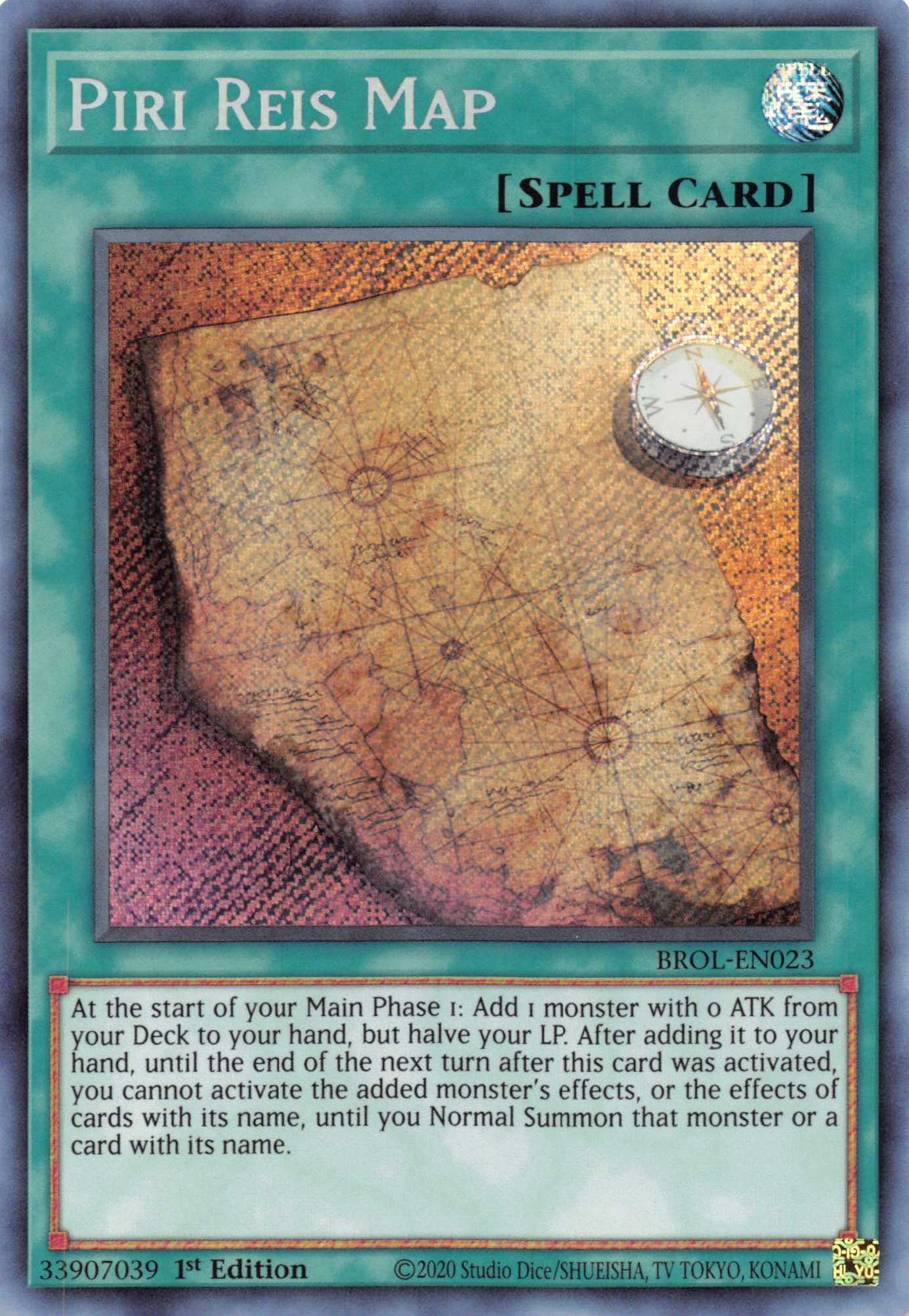 Piri Reis Map [BROL-EN023] Secret Rare | Enigma On Main