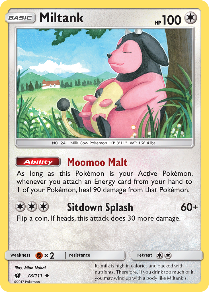 Miltank (78/111) [Sun & Moon: Crimson Invasion] | Enigma On Main