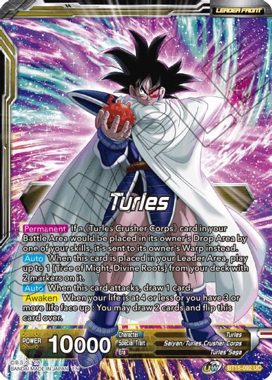 Turles // Turles, Accursed Power (BT15-092) [Saiyan Showdown Prerelease Promos] | Enigma On Main