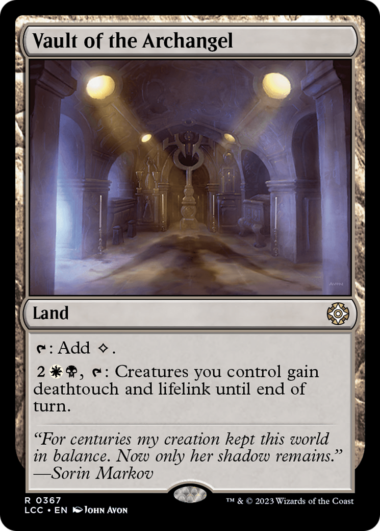 Vault of the Archangel [The Lost Caverns of Ixalan Commander] | Enigma On Main