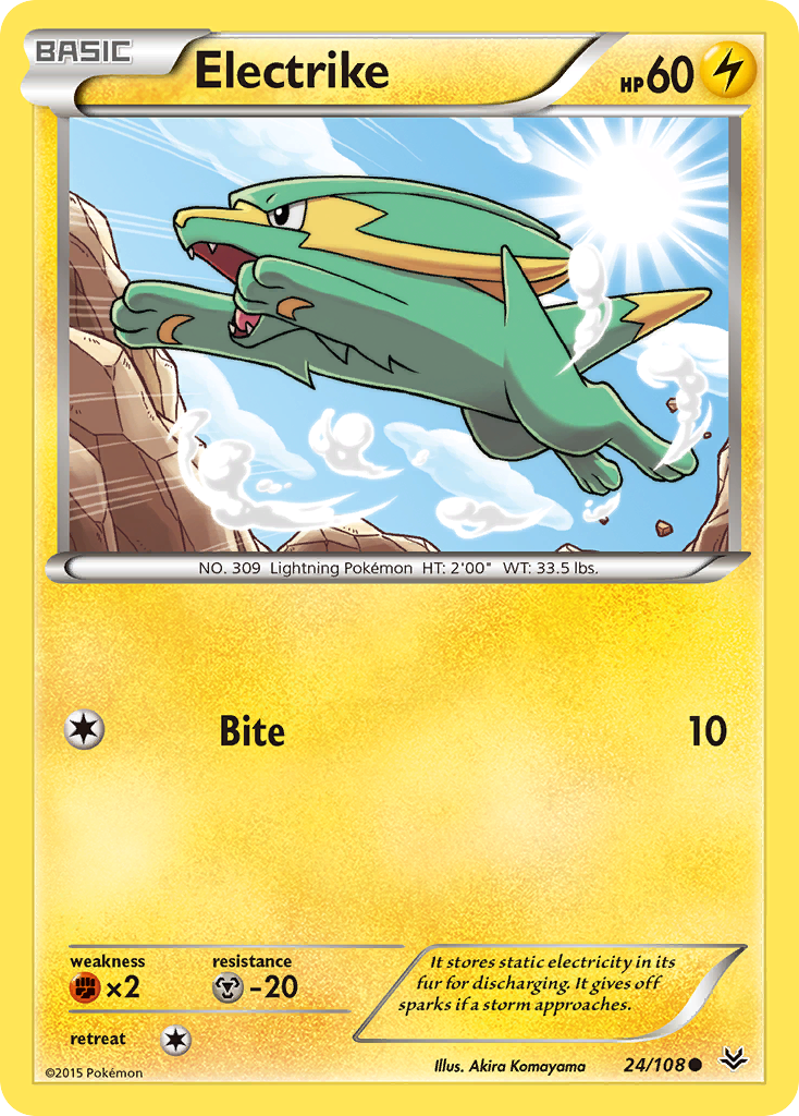 Electrike (24/108) [XY: Roaring Skies] | Enigma On Main