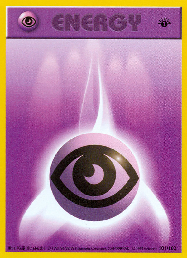 Psychic Energy (101/102) (Shadowless) [Base Set 1st Edition] | Enigma On Main