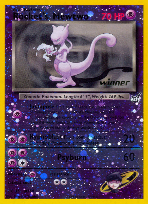 Rocket's Mewtwo (8) (Winner) [Best of Promos] | Enigma On Main