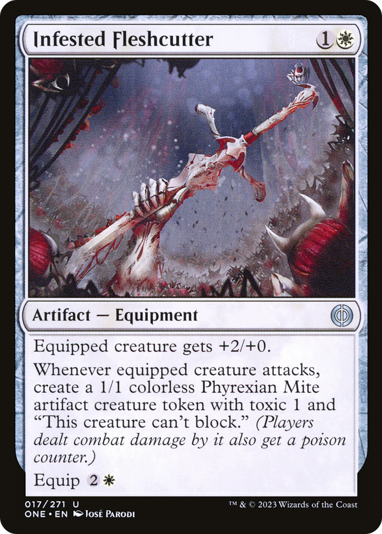 Infested Fleshcutter [Phyrexia: All Will Be One] | Enigma On Main