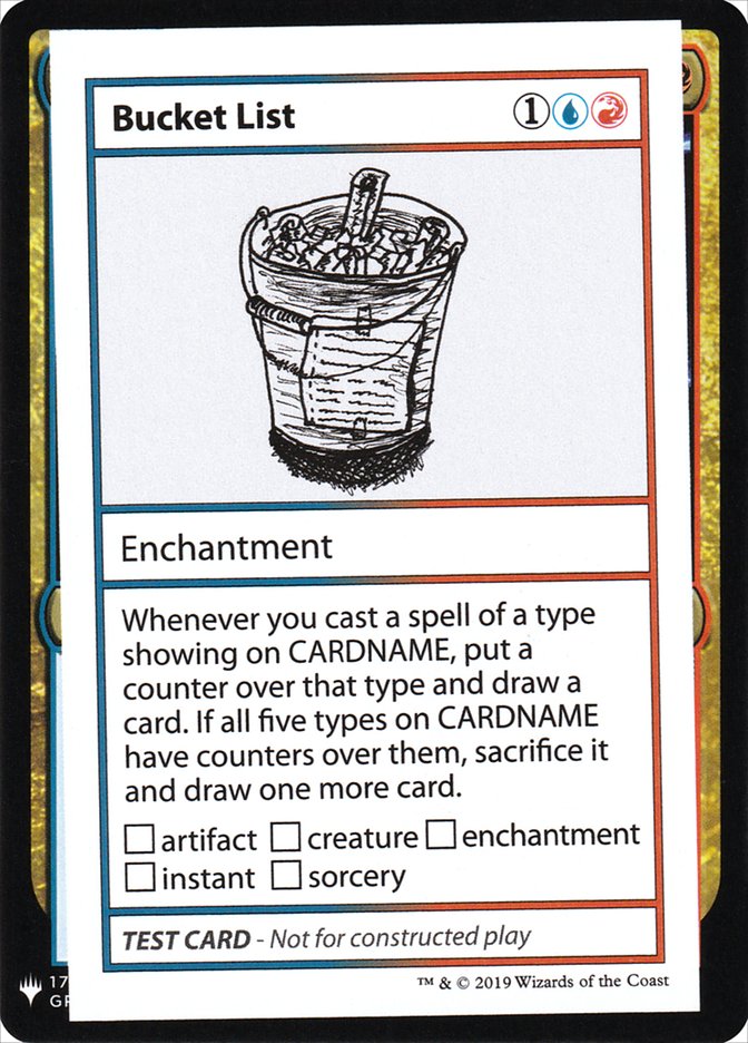 Bucket List [Mystery Booster Playtest Cards] | Enigma On Main