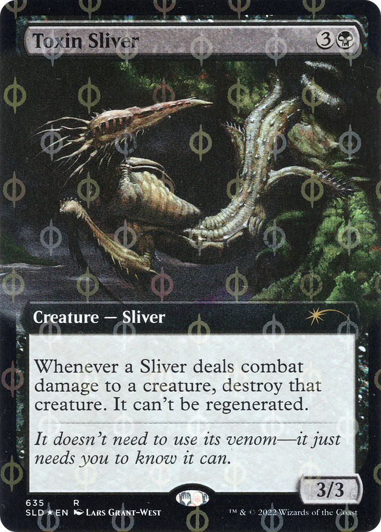 Toxin Sliver (Extended Art) (Step-and-Compleat Foil) [Secret Lair Drop Promos] | Enigma On Main