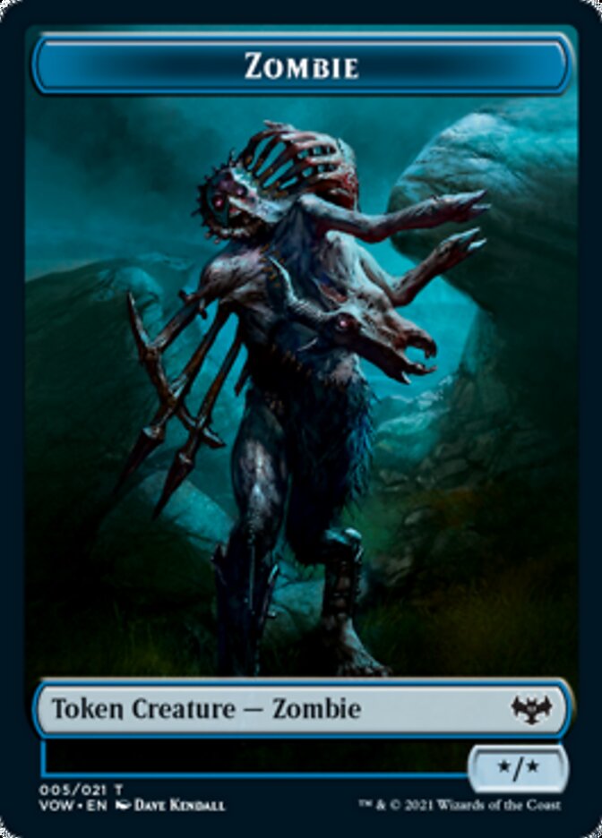 Zombie Token (005) [Innistrad: Crimson Vow Tokens] | Enigma On Main