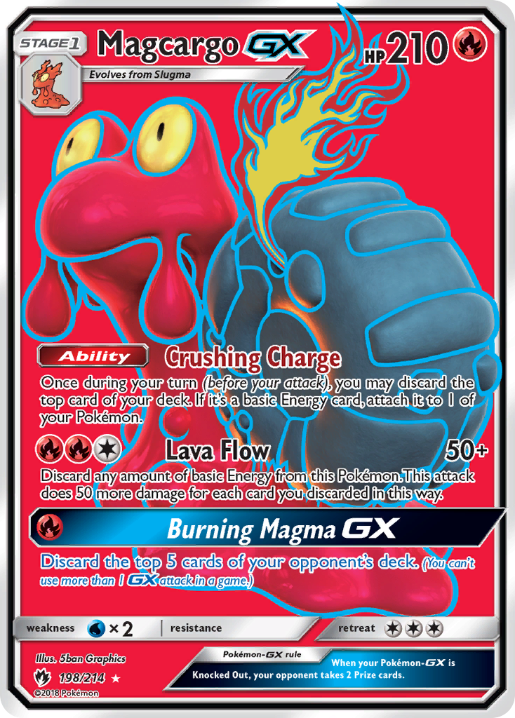 Magcargo GX (198/214) [Sun & Moon: Lost Thunder] | Enigma On Main