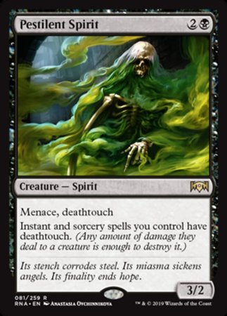 Pestilent Spirit [Ravnica Allegiance] | Enigma On Main