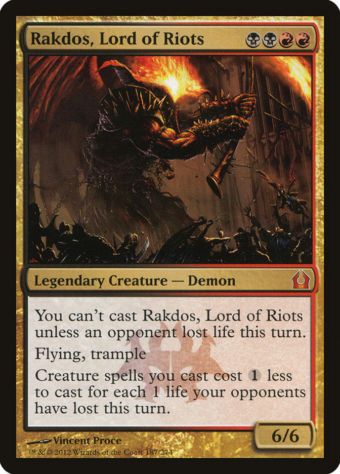 Rakdos, Lord of Riots [Return to Ravnica] | Enigma On Main