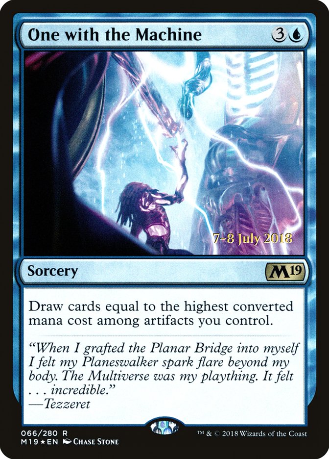 One with the Machine  [Core Set 2019 Prerelease Promos] | Enigma On Main