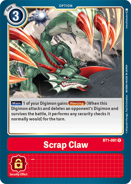 Scrap Claw [BT1-091] [Release Special Booster Ver.1.5] | Enigma On Main