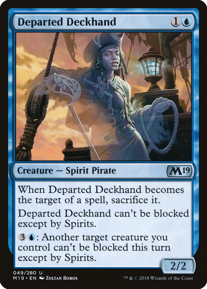 Departed Deckhand [Core Set 2019] | Enigma On Main
