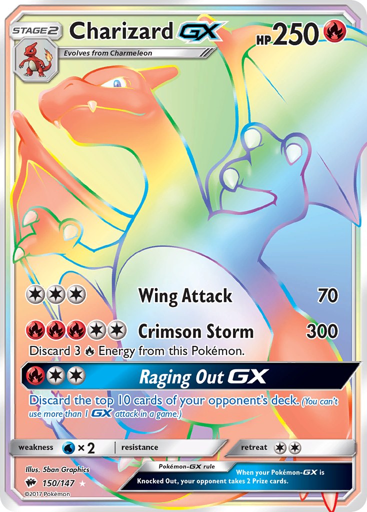 Charizard GX (150/147) [Sun & Moon: Burning Shadows] | Enigma On Main