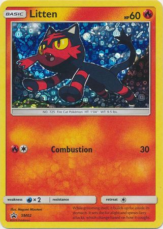 Litten (SM02) (General Mills Promo) [Sun & Moon: Black Star Promos] | Enigma On Main