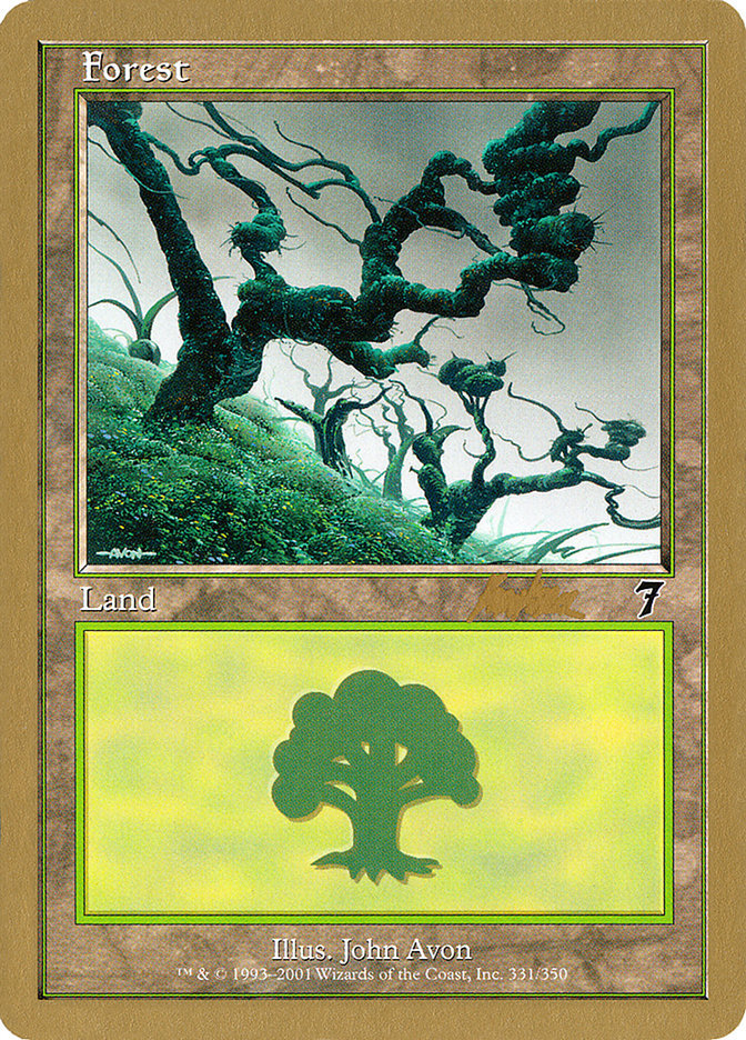 Forest (bk331) (Brian Kibler) [World Championship Decks 2002] | Enigma On Main