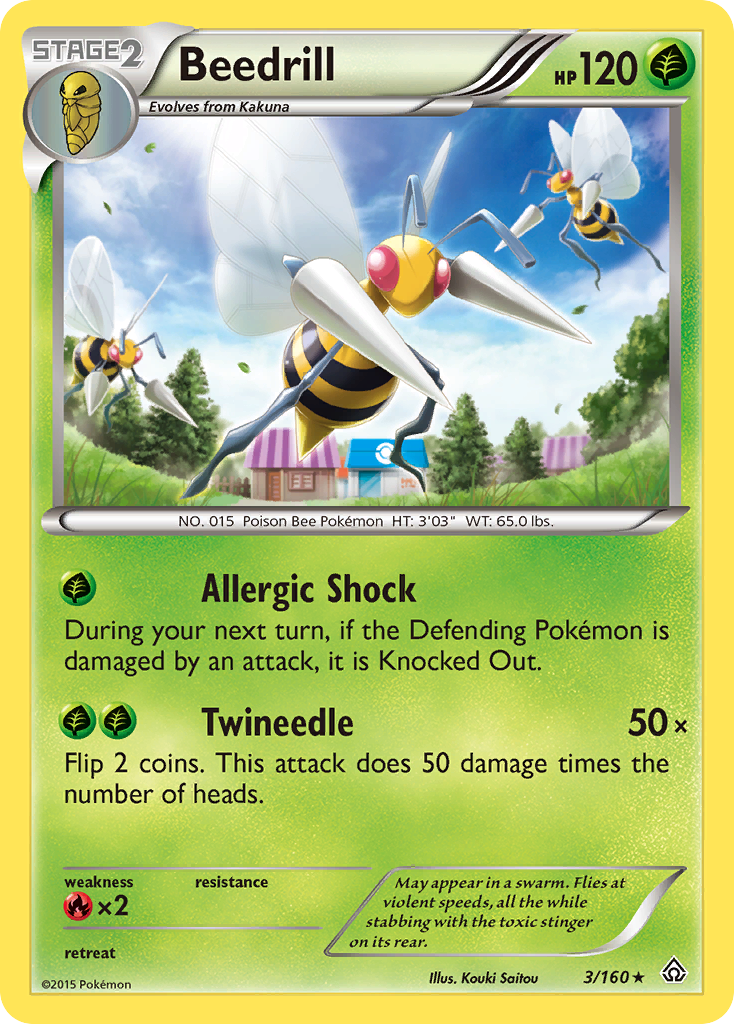 Beedrill (3/160) [XY: Primal Clash] | Enigma On Main