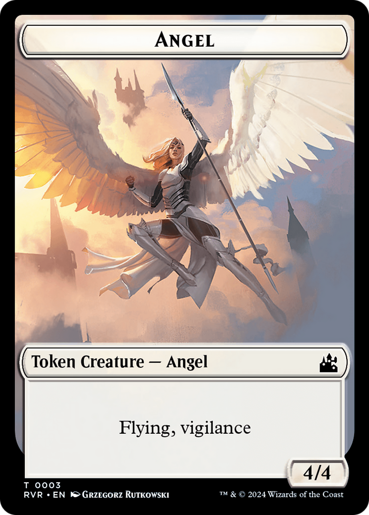 Angel Token (0003) [Ravnica Remastered Tokens] | Enigma On Main