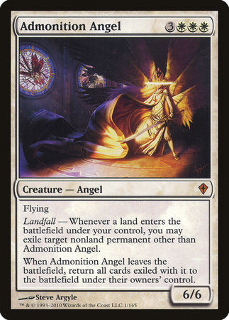 Admonition Angel [Worldwake] | Enigma On Main