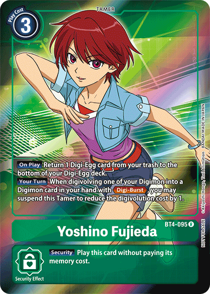 Yoshino Fujieda [BT4-095] (Buy-A-Box Promo) [Great Legend Promos] | Enigma On Main