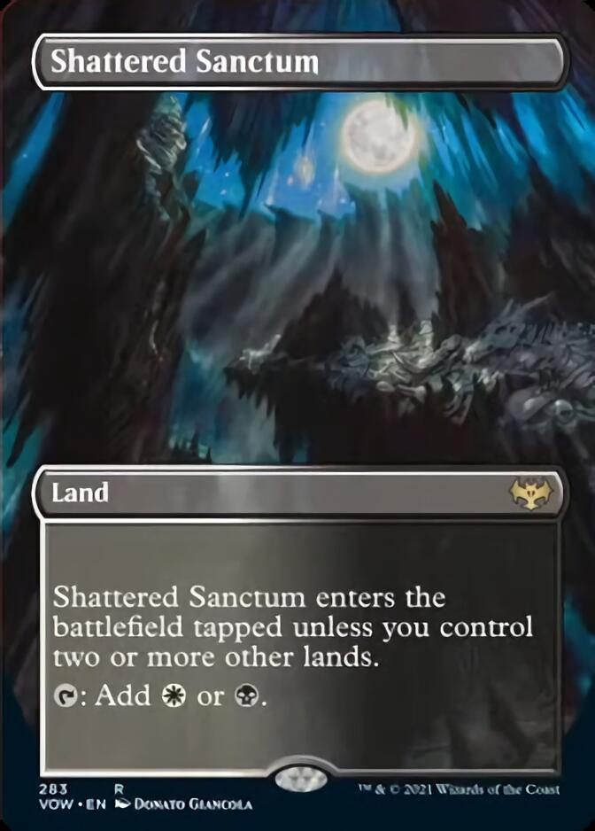 Shattered Sanctum (Borderless) [Innistrad: Crimson Vow] | Enigma On Main