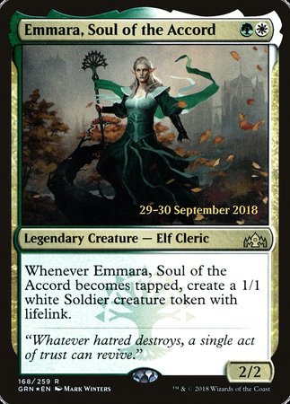 Emmara, Soul of the Accord [Guilds of Ravnica Promos] | Enigma On Main