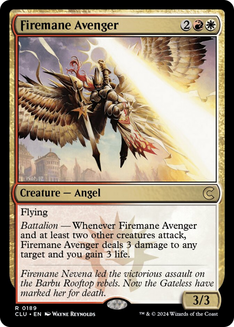 Firemane Avenger [Ravnica: Clue Edition] | Enigma On Main