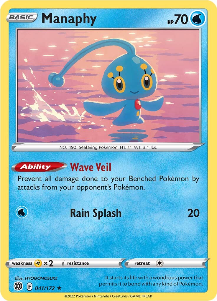 Manaphy (041/172) [Sword & Shield: Brilliant Stars] | Enigma On Main