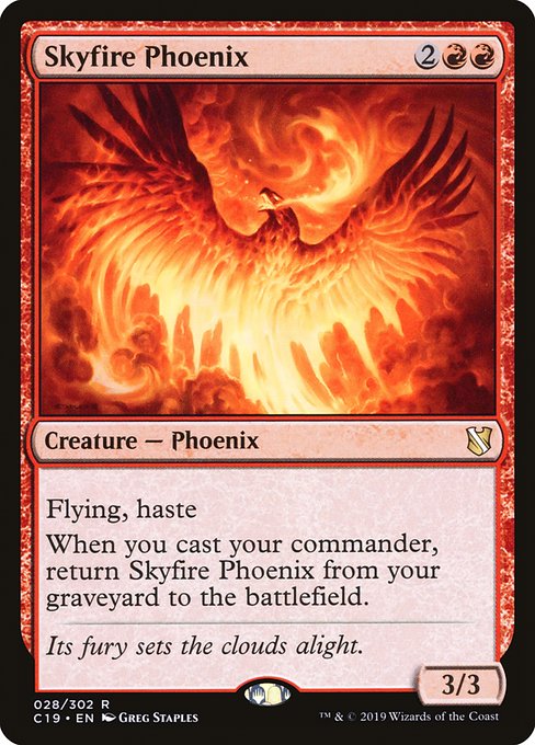 Skyfire Phoenix [Commander 2019] | Enigma On Main