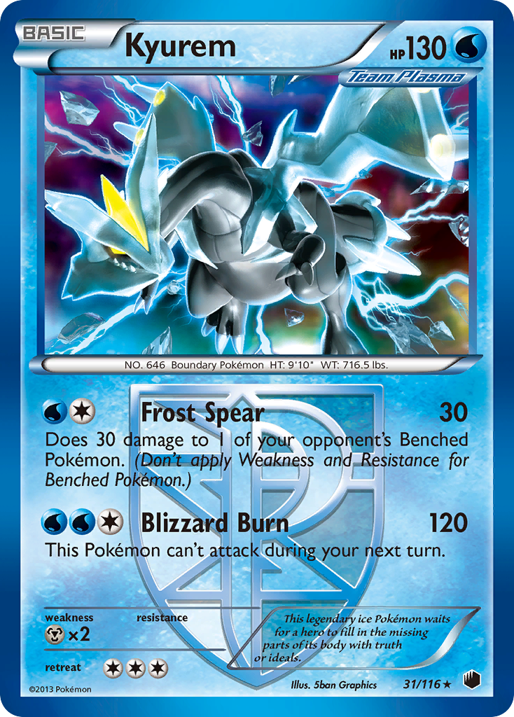 Kyurem (31/116) [Black & White: Plasma Freeze] | Enigma On Main