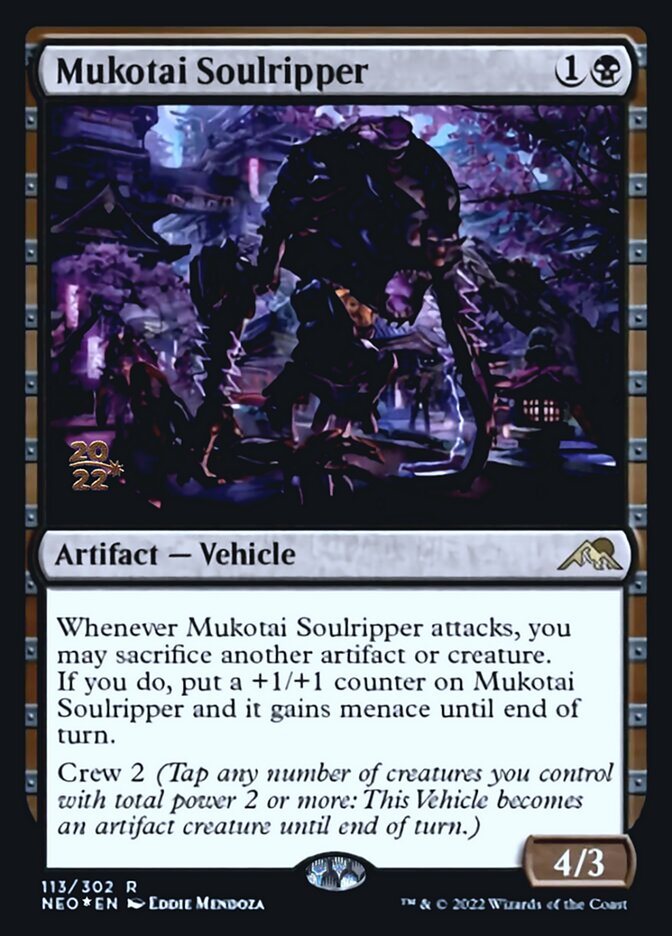 Mukotai Soulripper [Kamigawa: Neon Dynasty Prerelease Promos] | Enigma On Main