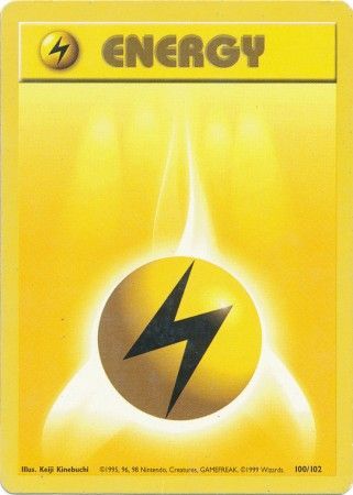 Lightning Energy (100/102) [Base Set Unlimited] | Enigma On Main