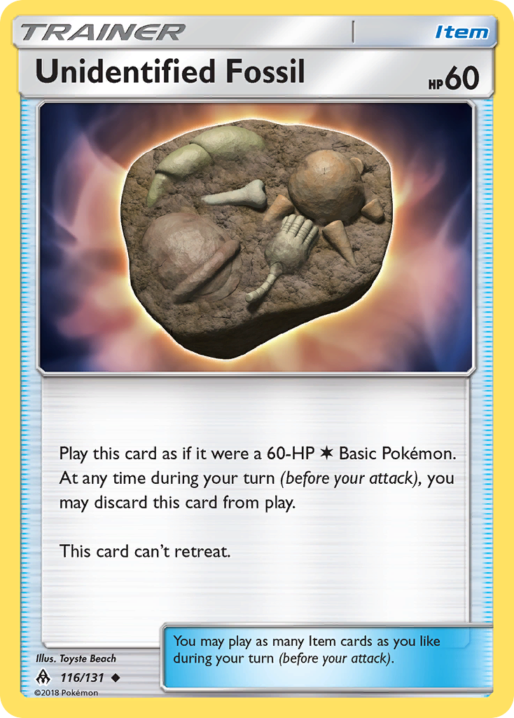 Unidentified Fossil (116/131) [Sun & Moon: Forbidden Light] | Enigma On Main